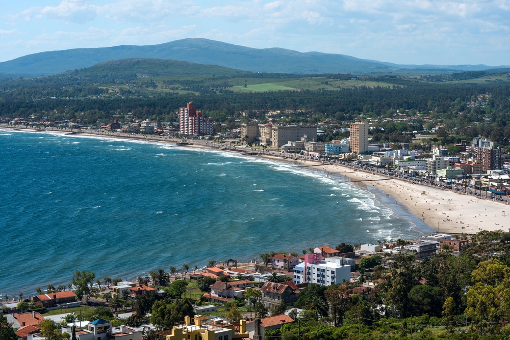 Ville de Piriapolis sur la côte de l'Uruguay