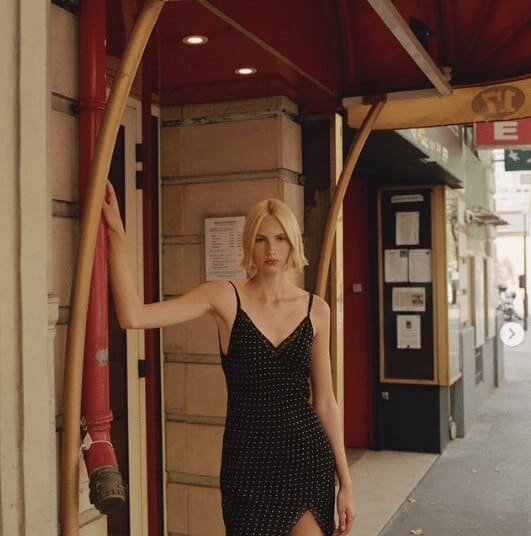 Cette sublime robe &agrave; pois de chez Mango