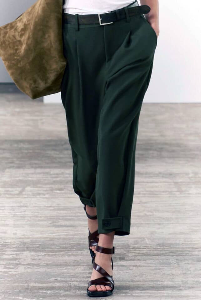 Pantalon carotte Zara