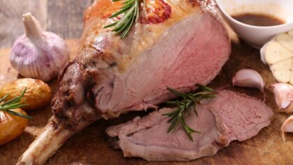Gigot d&rsquo;agneau au four