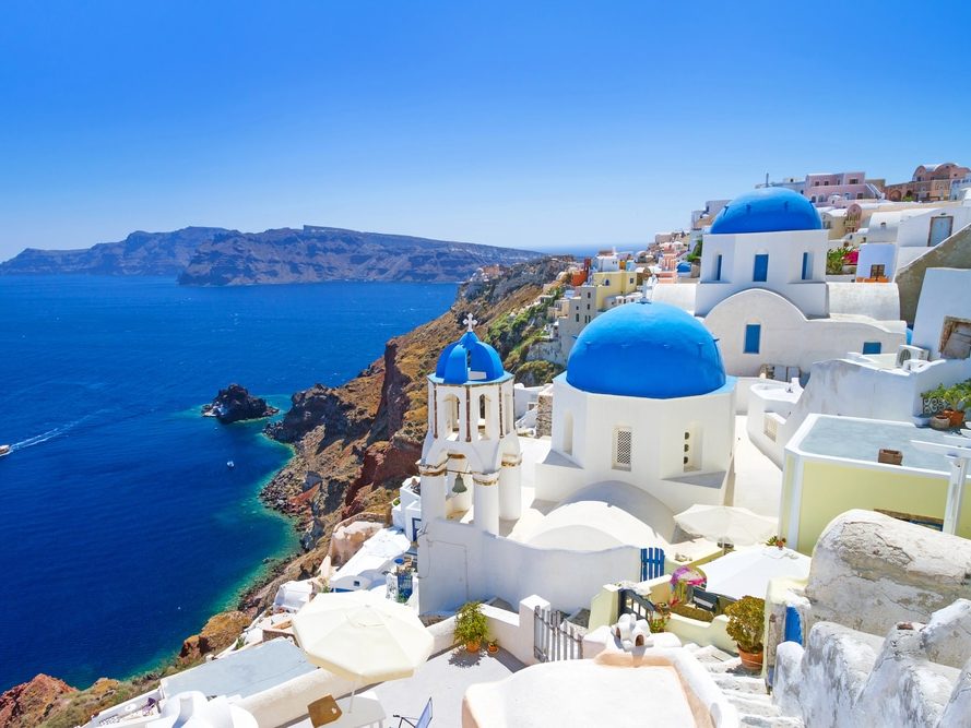 Santorin en Grèce